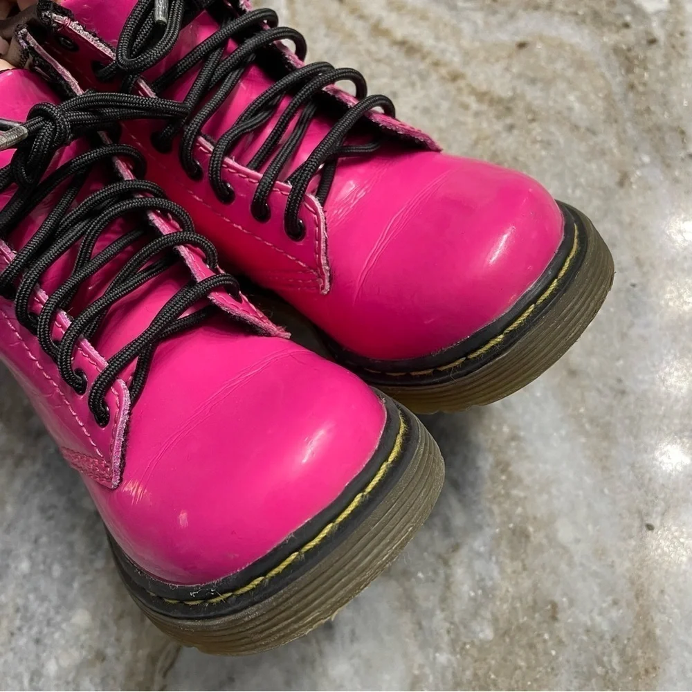 Dr. Martens 1460 8-Eye Boot - Little Kid Pink